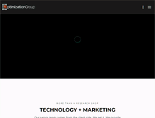 Tablet Screenshot of optimizationgroup.com